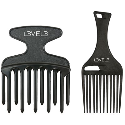 L3VEL3 Hair Pick Comb Set 2 pc.