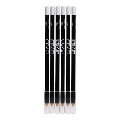 L3VEL3 Hair Engraving Pencils - White 6 pc.
