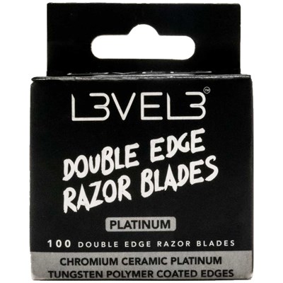 L3VEL3 Double Edge Safety Razor Blades 100 ct.