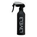 L3VEL3 Rubberized Water Spray Bottle - Black