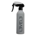 L3VEL3 Rubberized Water Spray Bottle - Grey