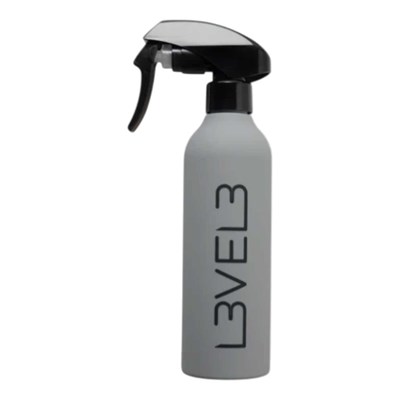 L3VEL3 Rubberized Water Spray Bottle - Grey