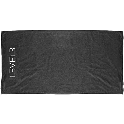 L3VEL3 Premium Shaving Towel - Black