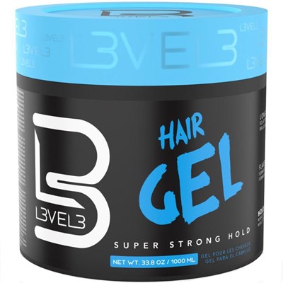 L3VEL3 Super Strong Hair Styling Gel Liter