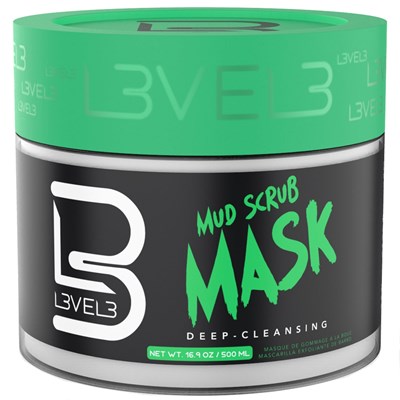 L3VEL3 Mud Facial Scrub 16.9 Fl. Oz.