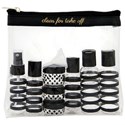 MIAMICA Black Saffiano Bottle Kit 12 pc.