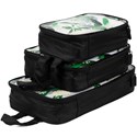 MIAMICA Packing Cubes - Black Floral 3 pc.