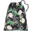 MIAMICA Shoe Bag - Black Floral