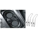 MIAMICA Black Leopard Car Accessories Set 6 pc.