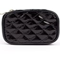 MIAMICA Black Quilted Large Zip Pill Case