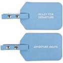 MIAMICA Luggage Tags - Blue 2 pc.