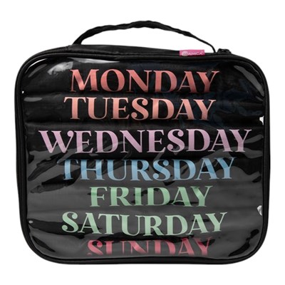 MIAMICA Days Of Week Pack Cubes - Black 8 pc.