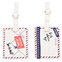 MIAMICA Luggage Tag Set - Ivory 2 pc.