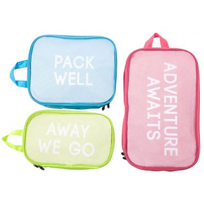 MIAMICA Brights Packing Cubes Set 3 pc.
