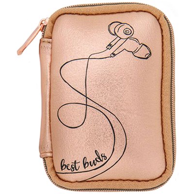 MIAMICA Rose Gold Earbud Case