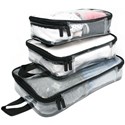 MIAMICA Clear Packing Cubes 3 pc.