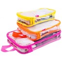 MIAMICA Neon-Clear Packing Cubes 3 pc.