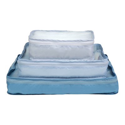 MIAMICA Mesh Packing Cubes - Blue 3 pc.