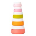 MIAMICA Multi Silcone Stacking Jars 5 pc.
