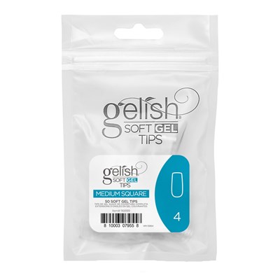 Nail Alliance Tips Medium Square Size 4 Refill 50 ct.