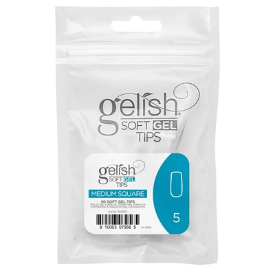 Nail Alliance Tips Medium Square Size 5 Refill 50 ct.