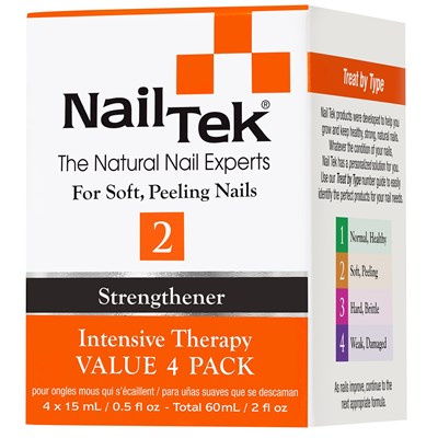 Nail Tek Intensive Therapy 2 Strengthener Pro Pack 4 pc.