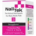 Nail Tek Protection Plus 3 Strengthener 3 Pro Pack 4 pc.