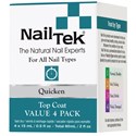 Nail Tek Quicken Fast Drying Top Coat Pro Pack 4 pc.