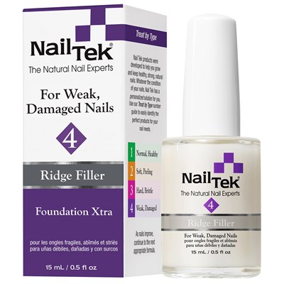 Nail Tek Foundation Xtra 4 Ridge Filler 0.5 Fl. Oz.