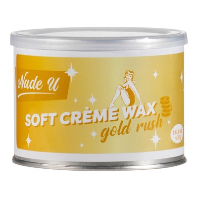 NudeU Soft Wax - Gold Rush 14.1 Fl. Oz.