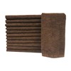 ProTex Towels Chocolate Brown 12-Pack 13 inch x 13 inch
