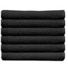 ProTex Towels Jet Black 12-Pack 16 inch x 27 inch
