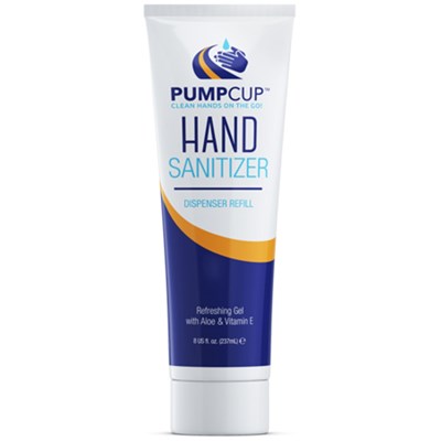 Performance Brands PumpCup Hand Sanitizer Gel (62% Alcohol ‐ Refill Tube) 8 Fl. Oz.