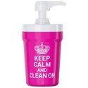 Performance Brands Hand Sanitizer Dispenser - Keep Calm Pink 8 Fl. Oz.