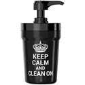 Performance Brands Hand Sanitizer Dispenser - Keep Calm Black 8 Fl. Oz.