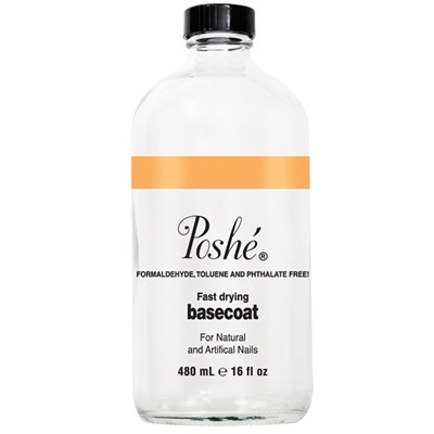 Poshe Fast-Drying Basecoat 16 Fl. Oz.