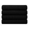 ProTex Towels Jet Black 12-Pack 16 inch x 29 inch