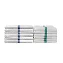 ProTex Towels 12-Pack White With Stripe 15 inch x 26 inch
