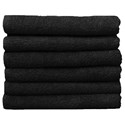 ProTex Towels Black 12 Pack 16 inch x 29 inch