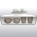 Spectrum Diversified Designs Ashley Large Over the Shelf Basket