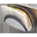 Spectrum Diversified Designs Cora Suction Sink Sponge Holder - Gray/White