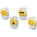 Spectrum Diversified Designs Smiley Face Magnetic Clips 4 pk.