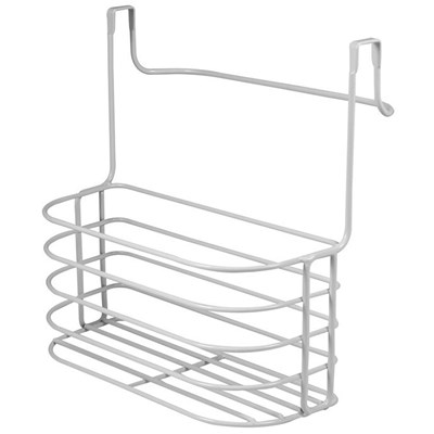 Spectrum Diversified Designs "Duo Over the Cabinet Towel Bar & Medium Basket
Fits Items up to 10 in. H"
