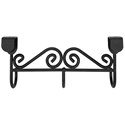 Spectrum Diversified Designs Scroll Over the Cabinet Towel Bar - Black