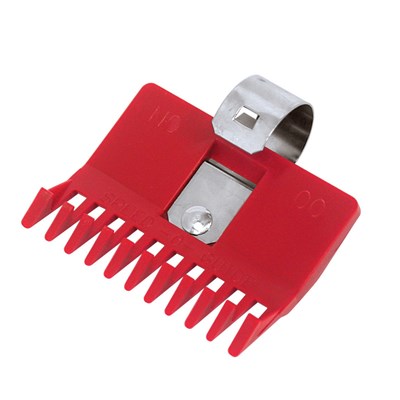 Clubman The Original Red Clipper Comb #00 1/16 inch