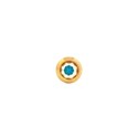 Studex Gold Plated Bezel Large AB Crystal