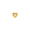 Studex Gold Plated Regular Heartlite Apr Crystal