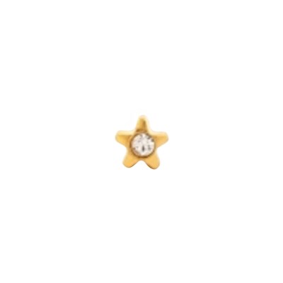 Studex Gold Plated Regular Starlite Apr Crystal