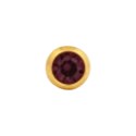 Studex Gold Plated Bezel Regular Feb Amethyst