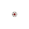 Studex Stainless Steel Large Daisy Apr Crystal Jul Ruby